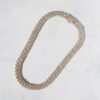 12mm Moissanite Diamond Cuban Link Chain in 18K Gold – Luxury Jewelry