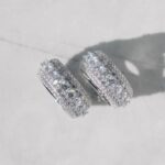 Stunning Moissanite Layered Diamond Ring in White Gold – Elegance Redefined