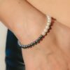 Elegant White Gold Pearl Bead Bracelet – Luxurious Jewelry Accessory