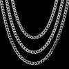 Premium 6mm White Gold Miami Cuban Chain Set for Men – Stylish & Durable