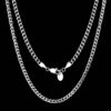 Premium 6mm White Gold Miami Cuban Chain Set for Men – Stylish & Durable