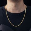 Gold 3mm Cuban Chain Necklace | Durable, Stylish & Affordable Jewelry