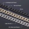 12mm Moissanite Micro Paved Cuban Link Bracelet – Stunning Elegance & Shine