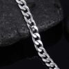 Stylish 8mm Cuban Link Handcuff Bracelet for Men – Durable & Fashionable Jewelry