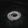 Stunning 6mm Moissanite Diamond Tennis Chain Necklace for Elegant Style