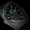 Luminous Triangle Sport Automatic Mechanical Watch – Transparent Design