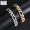 12mm Moissanite Cuban Link Bracelet – Stunning Luxury Jewelry Accessory