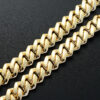 13MM Moissanite Diamond-Studded Cuban Link Bracelet – Elegant Luxury Jewelry