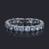 Stunning 8mm Iced Moissanite Tennis Bracelet for Timeless Elegance