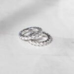 Stunning Single Row Eternity Ring – Elegant Diamond Band for Timeless Grace