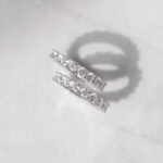 Stunning Single Row Eternity Ring – Elegant Diamond Band for Timeless Grace