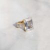 “Stunning Emerald Cut Diamond Engagement Ring – Elegance & Brilliance”