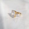 “Stunning Emerald Cut Diamond Engagement Ring – Elegance & Brilliance”