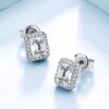 0.5 Carat VVS1 Moissanite Stud Earrings – Sparkling Classic Elegance