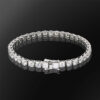 5mm S925 Silver Moissanite Tennis Bracelet | Elegant Ice Jewelry