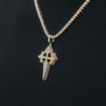 Stunning Moissanite Latin Cross Pendant Necklace – Special Design for Elegant Style