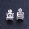 10mm S925 Moissanite Hip-Hop Stud Earrings for Men – Iced Out Style