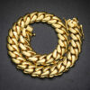 14K Gold Plated Large Cuban Link Chain – Available in 16/18/20mm s