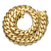 14K Gold Plated Large Cuban Link Chain – Available in 16/18/20mm s