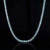 4mm Rare Blue Moissanite Tennis Chain – Stunning Ice Jewelry for Ultimate Elegance