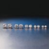 Stunning 6-Prong Round Cut Moissanite Stud Earrings for Elegant Style