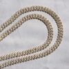 12mm Gold Miami Cuban Chain with Moissanite Diamonds – Luxury Jewelry