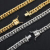 “Luxurious 8mm Yellow Gold Moissanite Cuban Link Bracelet – Elegant Style & Durability”