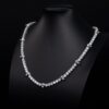 5mm White Gold Moissanite Skull Tennis Chain – Unique & Stylish Jewelry