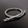 Stunning 5 Carat 3mm VVS1 Moissanite Tennis Bracelet in White Gold – Luxury Jewelry Accessory