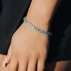 Elegant 5mm Blue Tennis Bracelet – Stunning Jewelry for Everyday Wear