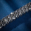 4mm S925 Black Moissanite Tennis Chain for Elegant Jewelry Style