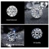 Brilliant 0.5 Carat VVS1 Moissanite Stud Earrings – Luxurious & Affordable