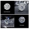 Stunning 2.0 Carat VVS1 Moissanite Men’s Ring – Brilliant and Durable