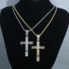 Stunning Ice Cross Jesus Pendant with Zircon & Moissanite – Premium Jewelry