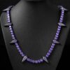 “5mm Purple Moissanite Tennis Chain – Claw & Tooth Design Jewelry”